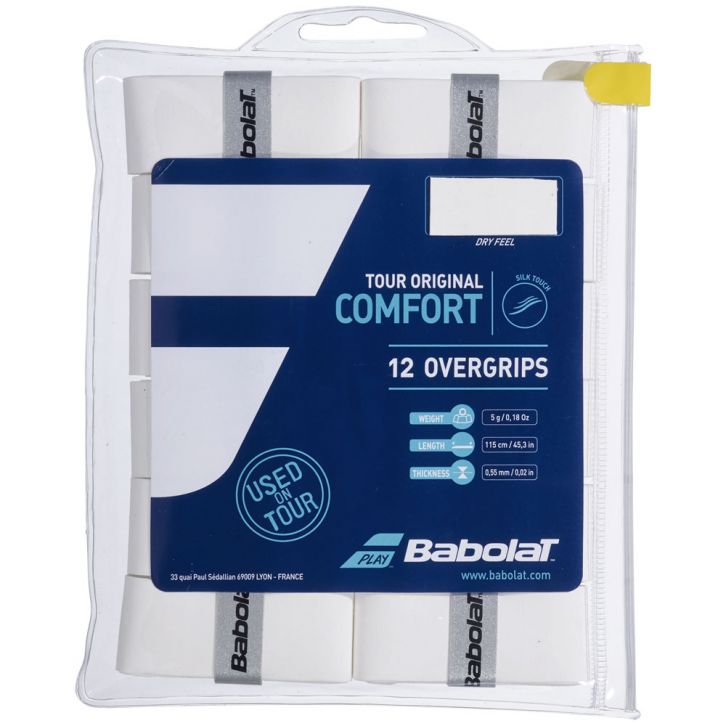 Surgrips Babolat Tour Original Blanc x 12 - Extreme Padel