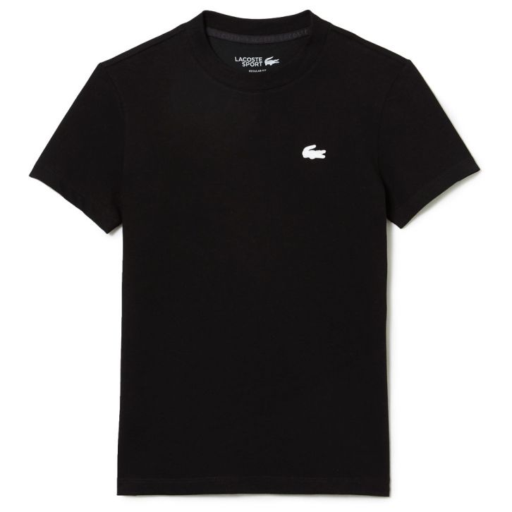 T-Shirt Lacoste Sport Femme Jersey Noir - Extreme Padel