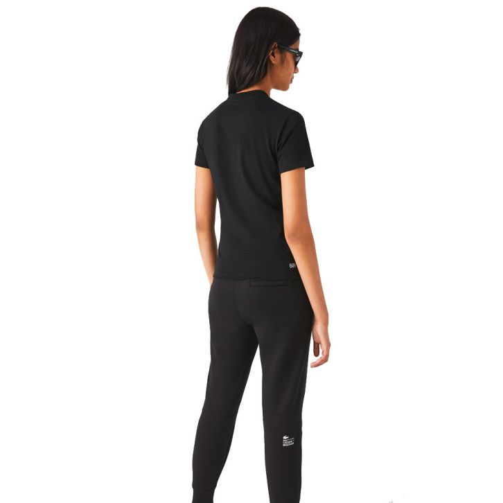 T-Shirt Lacoste Sport Femme Jersey Noir - Extreme Padel